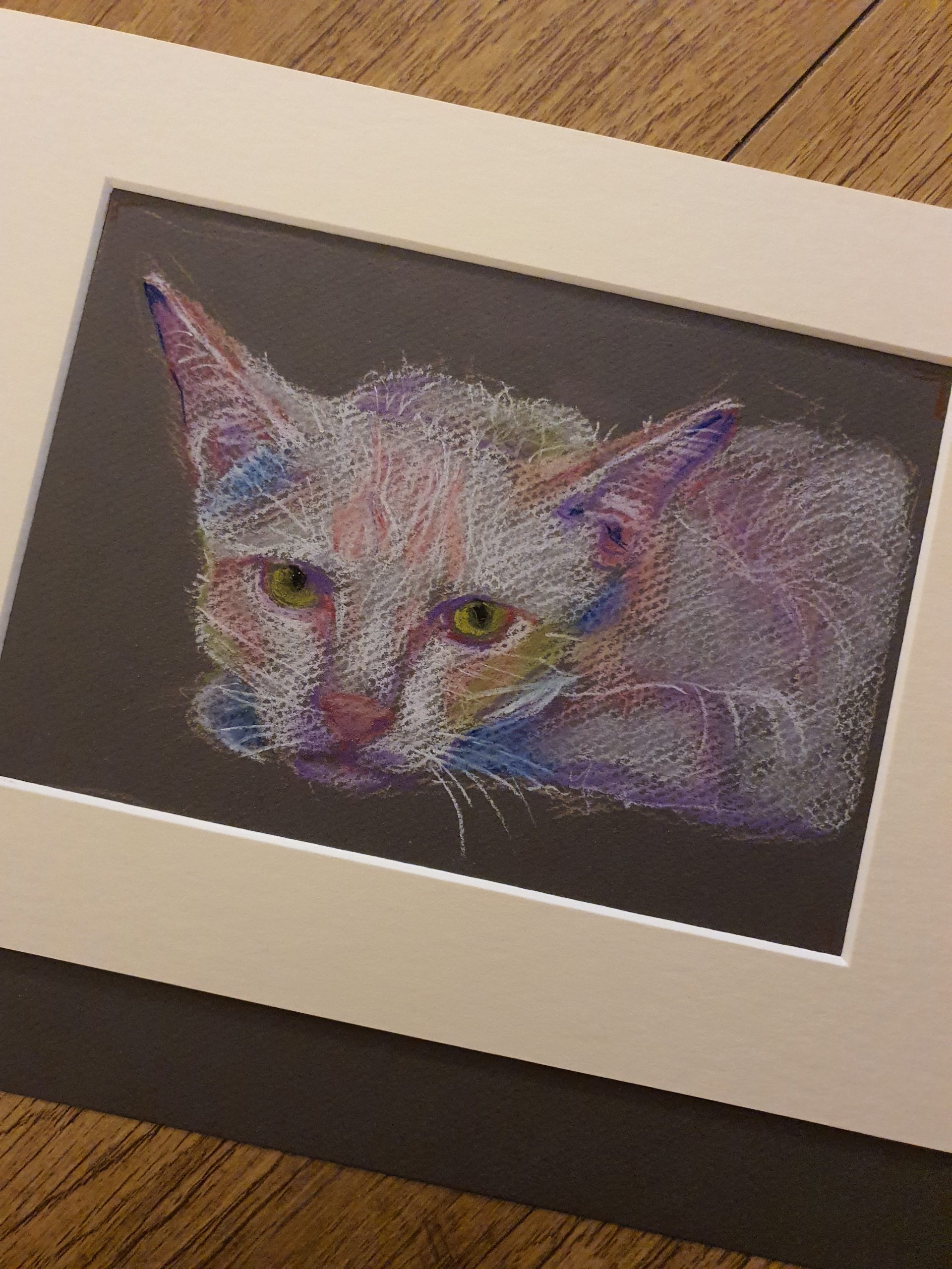 Pastel Pencil Sketch with Picture mount £35